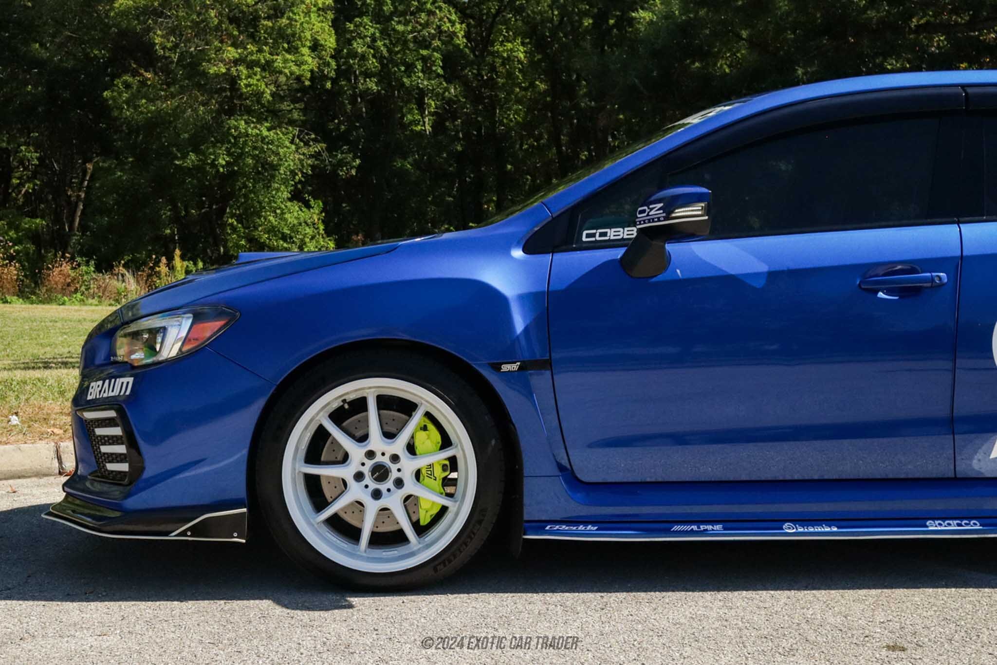 wrxstiトレジア　B Varis ARISING-1 Carbon+ Street 1480mm GT-Wing for VBH Subaru
